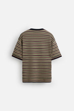 STRIPED KNIT T-SHIRT - Zara фото 9