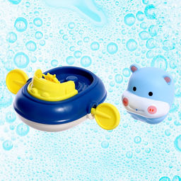 Игрушка для ванны Лодочка с животными, МИКС - Simaland фото 7