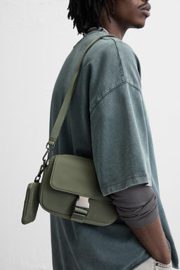 NYLON CROSSBODY BAG - Zara фото 13