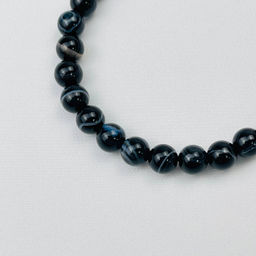 Браслет из полосатого Агата 18 см