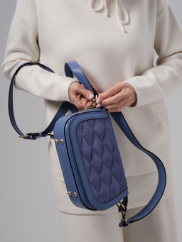 Сумка замшевая Deboro 30791 сиреневый закат