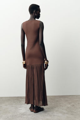 CONTRAST KNIT DRESS - Zara фото 5