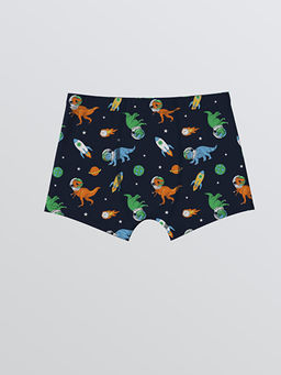 Bask?l? Erkek ?ocuk Boxer