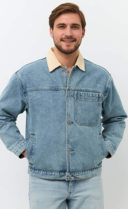 Куртка джинс P511-1256 l.blue