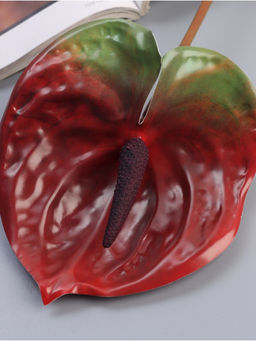 Цветы искусственные «Антуриум», h=60 см, красные