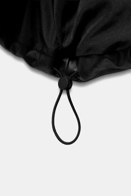 WATER-REPELLENT AND WINDPROOF QUILTED FAUX LEATHER ANORAK - Zara фото 9