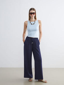 Beli Lastikli Geni? Pa?a Kad?n Pantolon