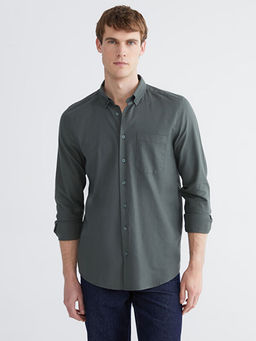 Regular Fit Gabardin Erkek G?mlek