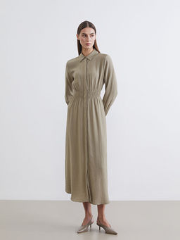 Belden Oturtmal? G?mlek Elbise