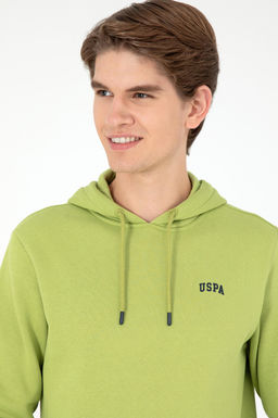 Мужской базовый свитшот фисташкового цвета Неожиданная скидка в корзине - U.s. polo assn фото 2