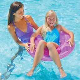 Круг NEON Transparent 76см, от 8 лет, цвет микс - Intex фото 3