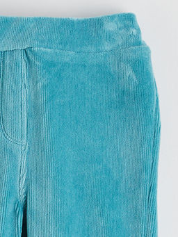 Beli Lastikli Basic K?z ?ocuk Kadife Tayt