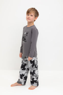 К 1600/железо,камуфляж с динозаврами пижама для мал