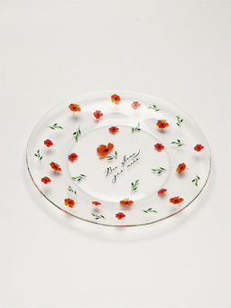 Тарелка стеклянная «Все цветы для тебя», 19.6 см