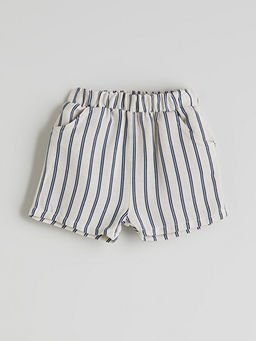 Beli Lastikli Cepli ?izgili Erkek Bebek ?ort