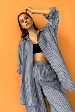 Костюм женский SET065/02/Серо-синий, черный - M&G all natural фото 3