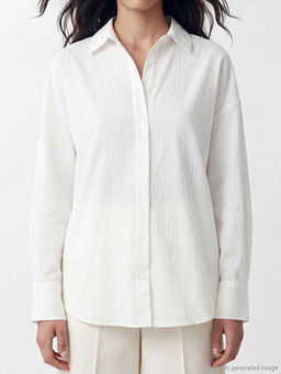 ?izgili Oversize Kad?n G?mlek