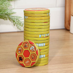 Цена за 20 шт. Крышка для консервирования Мёд, ТО-82, лакированная, упаковка 20 шт