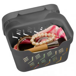 Ящик универсальный с крышкой "DELUXE", 1,9 л, 189*132*110 арт. С32335