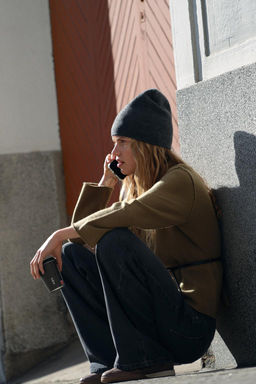 FINE KNIT BEANIE HAT - Zara фото 4