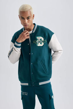 Кардиган из плотной ткани с карманами DeFactoFit