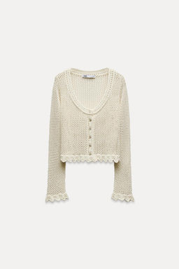 ROMANTIC KNIT CARDIGAN - Zara фото 8