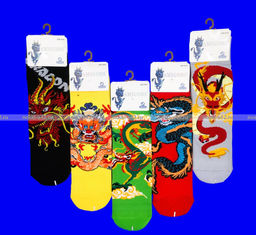 Цена за 5 пар. 5 ПАР - Носки универсальные ЦВЕТНЫЕ Символ 2024 года арт. 1157 размер 36-41 (фактически 36-41) - Amigobs фото 3