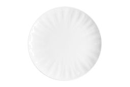 Тарелка закусочная, 20,5 см, фарфор P, белая, Волны, Floral