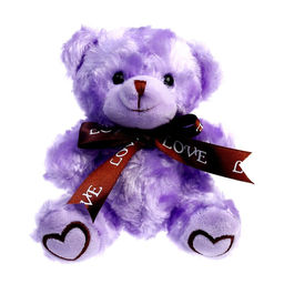 Мягкая игрушка Мишка, 15 см, цвет лавандовый - Simaland фото 3