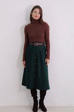 Юбка на пуговицах длины миди - Martichelli фото 40