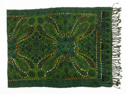 Палантин с вышивкой (шерсть вареная) № Тк906/166 - Ганг фото 2