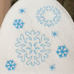 Шапка для бани и сауны Снегурочка, фетр, белая, Добропаровъ