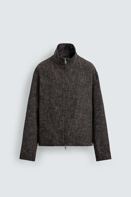 RELAXED FIT TEXTURED OVERSHIRT - Zara фото 7