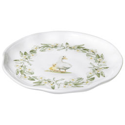 НАБОР ТАРЕЛОК ЗАКУСОЧНЫХ LEFARD APPLE GARDEN 2 ШТ. 21*21,5*2,5 СМ  фото 3