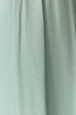 Haki Genis Kesim Yakas? Buzgu Detayl? Midi Aerobin Dokuma Elbise TWOSS24EL00609 - Trendyolmilla фото 4