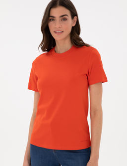 K_rm_z_ Bisiklet Yaka Basic Ti__rt - Pierre cardin фото 3