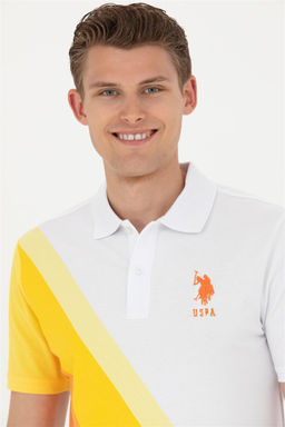 Мужская оранжевая футболка - U.s. polo assn фото 2