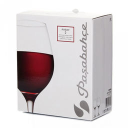 Амбер (Amber) Бокал стеклянный 460мл, цветная коробка, набор 2шт, Pasabahce (Россия) - Домашняя мода фото 3