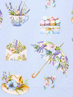 Цена за 2 шт. Пакет подарочный ламинированный Зонтик 18?22.3?10 см