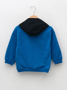 Uzun Kollu Bask?l? Erkek Bebek Hoodie - Waikiki фото 2