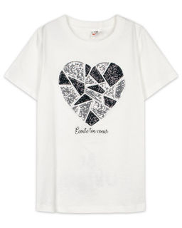 Футболка для девочки 51298 Молочный* 705 Lets go - Let's go фото 6