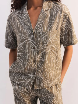 Вискозная блуза с принтом ZR2605012014-235 / Zarina  фото 6