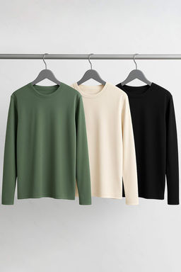 TRENDYOL MAN Siyah-Lacivert-Antrasit Regular/Normal Kesim 3lu Paket Basic %100 Pamuk Tok T-shirt TMNAW21TS0197 - Trendyolmilla фото 42