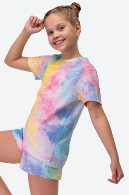 Хлопковая пижама для девочки с шортами Happyfox