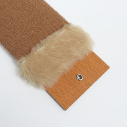 Когтеточка Пижон ковролиновая, малая, 50 х 9 х 1,5 см, бежевая  фото 3