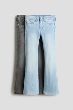 Pack de 2 vaqueros Flared Leg Low