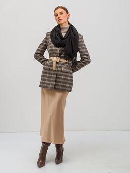 В составе шерсть. Большой теплый двусторонний палантин - Tantino фото 2