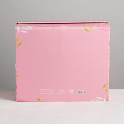 Коробка подарочная новогодняя складная «Теплоты», 31×25.5×16 см, Новый год