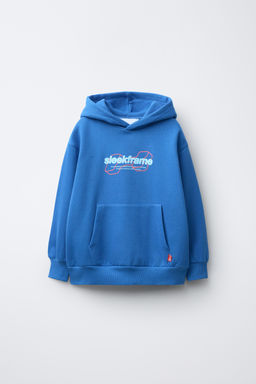 SLOGAN PRINT HOODIE