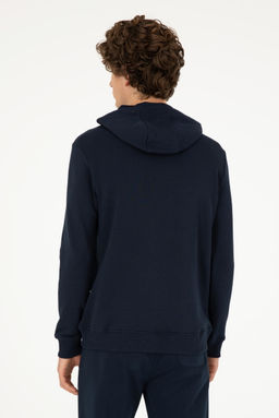 Мужской темно-синий базовый свитшот - U.s. polo assn фото 5